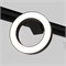 Трековый светодиодный светильник для однофазного шинопровода Spila черный 12W 4200K 85079/01 a056374