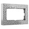 Рамка из поликарбоната для двойной розетки Hammer серебряный W0082406 a052534