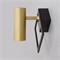 Настенный светодиодный светильник 20091/1 LED черный/ золото a051697