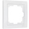 Рамка из поликарбоната на 1 пост Snabb Basic белый W0012001 a051303
