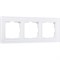 Рамка из стекла на 3 поста Favorit белый матовый W0031105 a051286