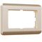 Рамка из поликарбоната для двойной розетки Stream шампань W0082111 a051273