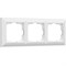 Рамка из пластика на 3 поста Fiore белый W0032201 a051020