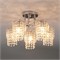 Потолочная люстра с хрусталем и плафонами 30137/5 хром 00000084463