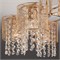 Потолочный светильник с хрусталем и плафонами из металла 30137/5 золото 00000084461