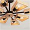Потолочная люстра лофт с деревянными элементами 70056/8 черный 00000081892