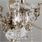 Люстра с хрусталем в классическом стиле 3281/5 античная бронза / прозрачный хрусталь 00000063378