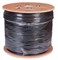 Кабель витая пара F/UTP, CAT 5е, PE, 10PR, 24AWG, OUTDOOR, SOLID, черный, 305м, РФ REXANT 01-1204-R