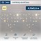 Гирлянда светодиодная Бахрома (Айсикл) 4,8х0,6м 176 LED ТЕПЛЫЙ БЕЛЫЙ прозрачный ПВХ IP65 постоянное свечение 230В нужен блок 303-500-1 NEON-NIGHT 255-146 - фото 82213