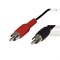 Шнур 2 RCA - 2 RCA, 10м, черный REXANT 17-0108