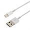 Кабель USB-A – Lightning для Apple, 2,4А, 1м, ПВХ, белый, REXANT 18-1121