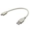 Кабель USB-A – micro USB, 2,4А, 0,2м, серый REXANT 18-1162 - фото 86250