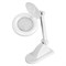 Лупа настольная 3D+12D с подсветкой, ø90мм, белая REXANT 31-0242 - фото 87087