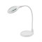 Лупа настольная 3D с подсветкой 30 SMD LED, подставка+прищепка, ø95мм, белая REXANT 31-0247