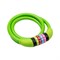 Замок тросовый кодовый взломостойкий для велосипедов и колясок 100см зеленый ЧЕТЫРЕ СЕЗОНА 79-0203