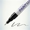 Маркер-краска Extra Fine Paint Marker 1мм, нитрооснова, черный MunHwa 08-7201 - фото 91993