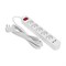 Удлинитель STANDARD 5 гнезд, 5м, 3х1,0мм², с/з, с выключателем, 2 USB, белый REXANT 13-4036