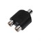 Переходник 1 гнездо RCA - 2 гнезда RCA REXANT 14-0422