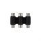 Переходник 3 гнезда RCA - 3 гнезда RCA REXANT 14-0434