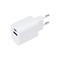Сетевое зарядное устройство REXANT USB + Type-C, 5V, 2.4 A, белое 16-0296