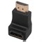 Переходник штекер HDMI - гнездо HDMI, угловой REXANT 17-6805