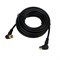 Шнур ТВ гнездо - ТВ штекер, угловой, 5м, черный REXANT 18-0015