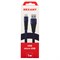 Кабель USB-A – micro USB, 2А, 1м, в джинсовой тканевой оплетке, плоский REXANT 18-1163