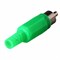 РАЗЪЁМ  шт  RCA  "Зеленый"  пайка  REXANT 14-0406