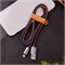 Кабель USB-A – Lightning для Apple, 2,4A, 1м, в нейлоновой оплетке (джинсовая ткань) REXANT 18-4248