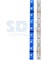 Лента светодиодная 12В, SMD5050, 14,4Вт/м, 60 LED/м, синий, 10мм, 5м, IP65 LAMPER 141-493