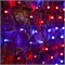 Гирлянда светодиодная Сеть 2х1,5м 288 LED КРАСНЫЙ/СИНИЙ черный ПВХ IP65 свечение с динамикой 230В контроллер в комплекте NEON-NIGHT 215-023