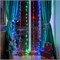 Гирлянда Светодиодный Дождь 3х2 м, свечение с динамикой, прозрачный провод, 230 В, диоды мультиколор 235-098