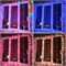 Гирлянда светодиодная Занавес 2х2м 200 LED RGB прозрачный ПВХ IP65 свечение с динамикой 230В блок в комплекте NEON-NIGHT 235-349