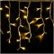 Гирлянда светодиодная Бахрома (Айсикл) 4,0х0,6м 128 LED ЖЕЛТЫЙ белый каучук 2,3мм IP67 постоянное свечение 230В нужен блок 315-001 NEON-NIGHT 255-201
