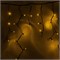 Гирлянда светодиодная Бахрома (Айсикл) 5,6x0,9м 240 LED ЖЕЛТЫЙ черный каучук 2,3мм IP67 постоянное свечение 230В нужен блок 315-000 NEON-NIGHT 255-241