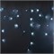 Гирлянда светодиодная Бахрома (Айсикл) 5,6x0,9м 240 LED БЕЛЫЙ белый каучук 3,3мм IP67 эффект мерцания 230В нужен блок 315-001 NEON-NIGHT 255-265