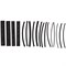 Набор термоусаживаемых трубок ТУТ нг №5 STANDARD 2:1, упаковка 18 шт. по 10 см REXANT 29-0105