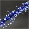 Гирлянда Мишура LED 6 м прозрачный ПВХ, 576 диодов, цвет синий 303-613
